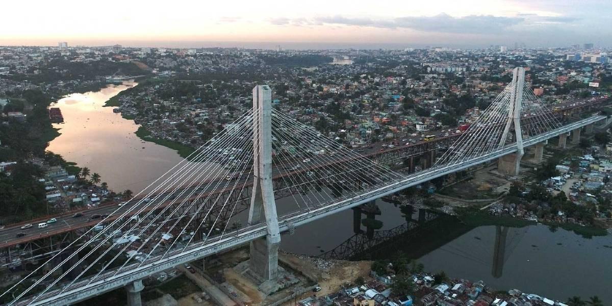 Light Rail 2B of Santo Domingo – Cable stayed bridge over Rio Ozama (Dominican Republic)