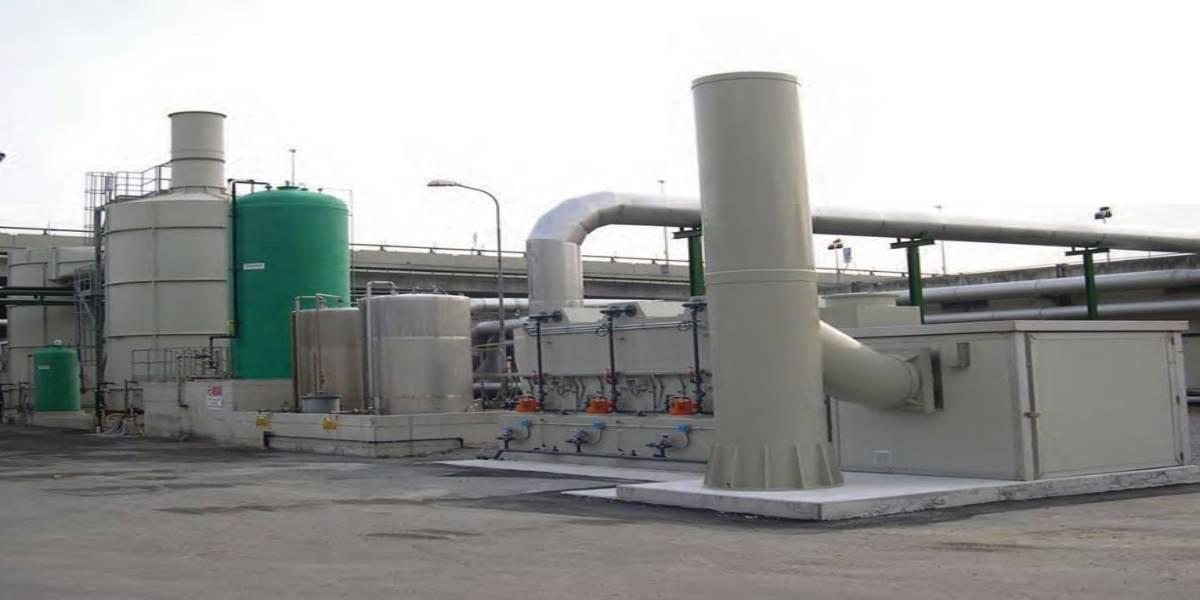 Waste water treatment plant: deodorisation plant after the connection to Finale Ligure Area (Italy)
