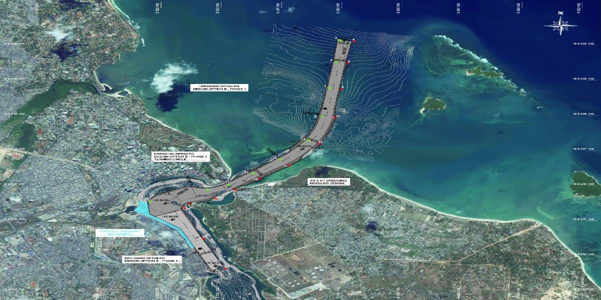 Feasibility study and detailed design of the dredging of Dar es Salam port entrance channel and turning basin (Tanzania)