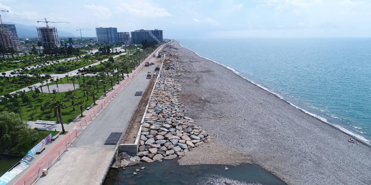 Engineering, procurement, construction management and supervision of Batumi coastal protection (Georgia)