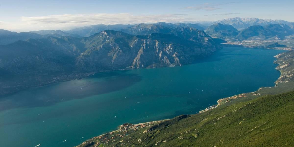 Collector of the eastern upper Lake Garda (Italy)