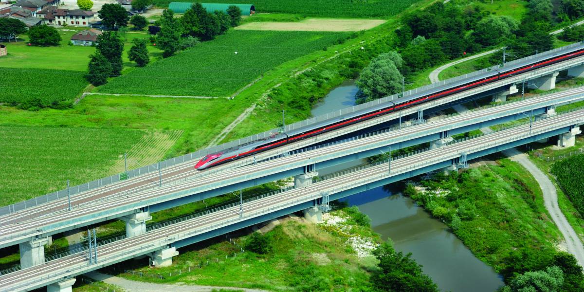 High speed railway line Milan – Bologna (Italy)
