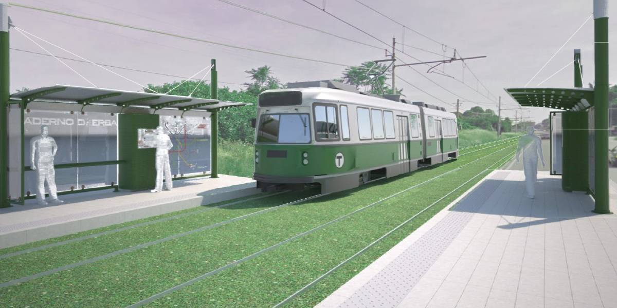 Fast tram Parco Nord – Seregno in Mlian (Italy)